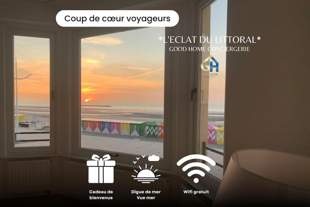 L'Eclat Du Littoral Vue Mer - Good Home Dunkirk Luaran gambar